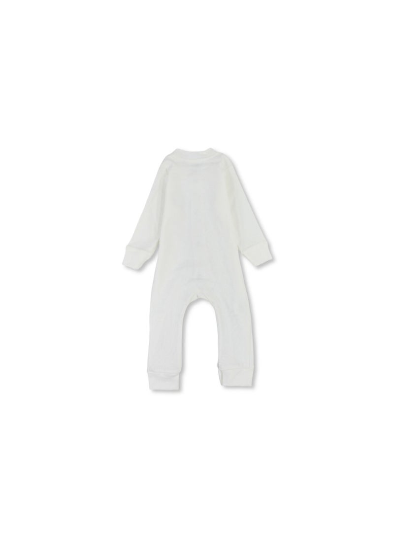 Berceau Baby Boys Cotton Footless Onesie – "Cute Teddy" Embroidery - Image 2